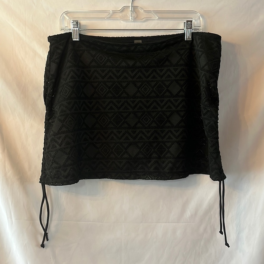 Shein Lace Bikini Skort with Drawstrings 2XL